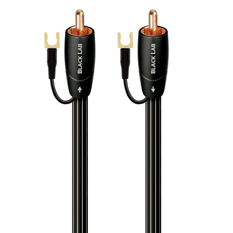 AudioQuest 3m Black Lab RCA Audio Cable Black - Audio Cables (RCA, RCA, Copper, 3 m, Black) - Image 1